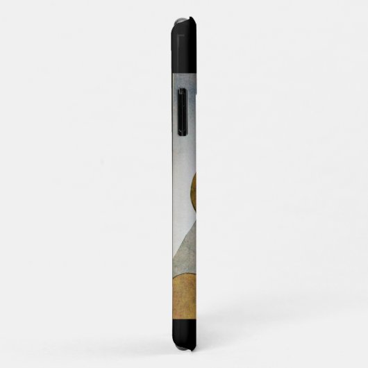 DAME MET ROOD ROZENMONOGRAAM Case-Mate iPhone CASE (Achterkant/rechts)