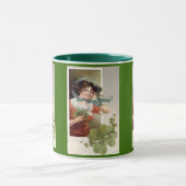 Dame met Shamrocks Mok (Midden)