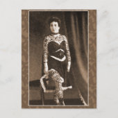 Dame met tatoeages op kaarten, Briefkaarten (Voorkant)