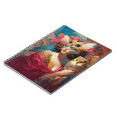 Dame met Uil Fantasy Art Notitieboek (Linkerzijde)