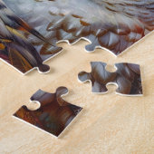 Dame met Uil Surreal Fantasy Kunst Legpuzzel (Zijkant)