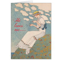  dame met ventilator door George Barbier