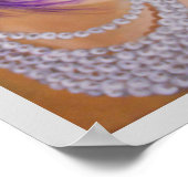 Dame met veren in haar haar haar poster (Hoek)