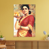 Dame met Vruchten Art Print (Insitu (Woonkamer))