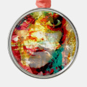 dame metalen ornament (Voorkant)