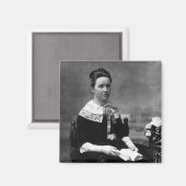 Dame Millicent Fawcett, c.1880 Magneet (Voorkant / Achterkant)