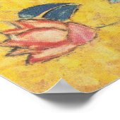 Dame mit Fächer Poster (Hoek)