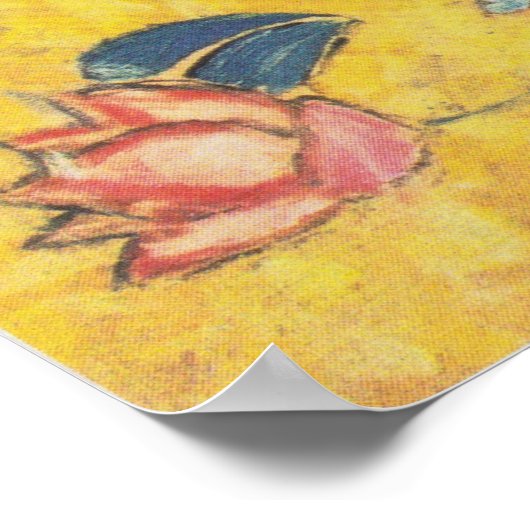 Dame mit Fächer Poster (Hoek)