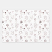Dame Monster Wrapping Paper Flat Sheet Set 3 (Voorkant 3)