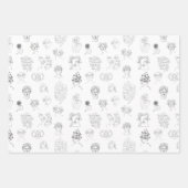 Dame Monster Wrapping Paper Flat Sheet Set 3 (Voorkant)