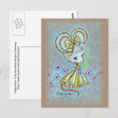 Dame Muis Briefkaart (Voorkant / Achterkant)