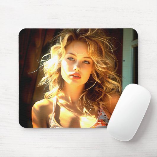 dame muismat (Met muis)