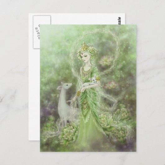 Dame of Compassion Briefkaart (Voorkant / Achterkant)