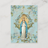 Dame of Knock Virgin Mary Prayer Floral Informatiekaartje (Voorkant)