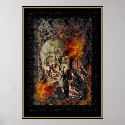 Dame of Pain (groot) Poster (Voorkant)