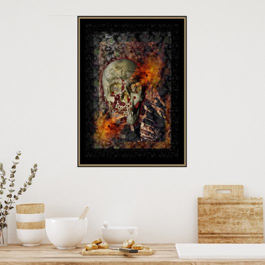 Dame of Pain (groot) Poster (Keuken)