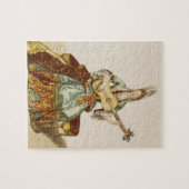 Dame of Quality Speaker the Guitar, mode bord, Legpuzzel (Horizontaal)