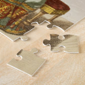 Dame of Quality Speaker the Guitar, mode bord, Legpuzzel (Zijkant)