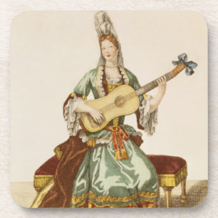 Dame of Quality Speaker the Guitar, mode bord, Onderzetter