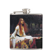 Dame of Shallot op Boat J.W. Waterhouse Fine Art Heupfles (Voorkant)