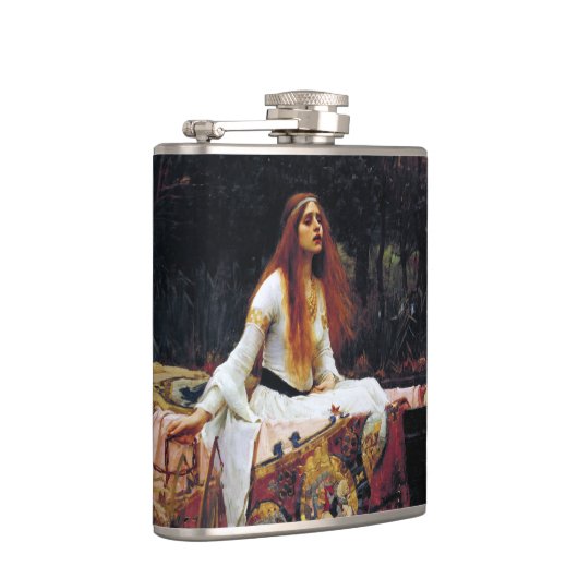 Dame of Shallot op Boat J.W. Waterhouse Fine Art Heupfles (Rechts)