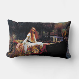 Dame of Shallot op Boat J.W. Waterhouse Fine Art Kussen