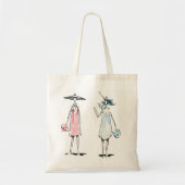 Dame off-to-Lunch Bag Tote Bag (Voorkant)