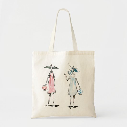 Dame off-to-Lunch Bag Tote Bag (Voorkant)