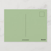  dame omgeven door Violets Heart Valentijn Briefkaart (Achterkant)