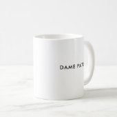 Dame Patron | bossdame | Aangepaste Franse koffie  Koffiemok (Voorkant rechts)