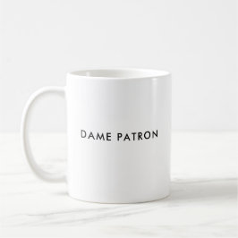 Dame Patron | bossdame | Aangepaste Franse koffie  Koffiemok