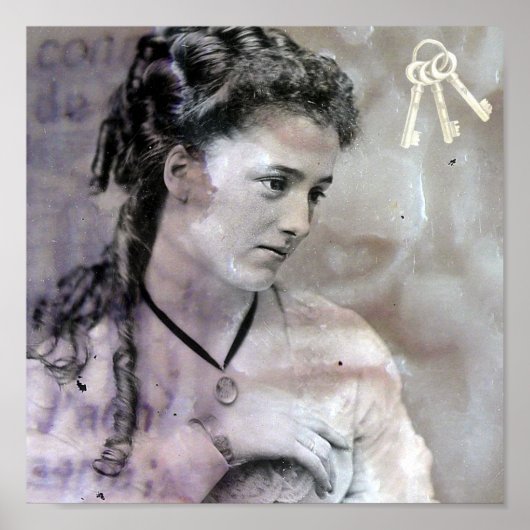 dame poster (Voorkant)