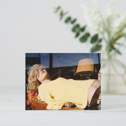 Dame Reclining Briefkaart (Staand voorkant)