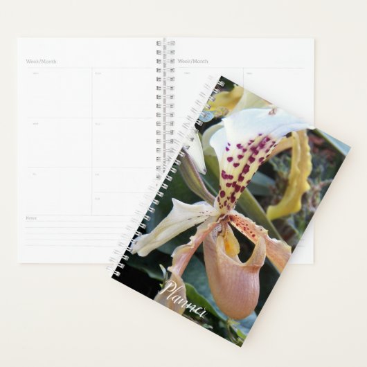 Dame Slipper Orchidee Bloem Planner (Display)