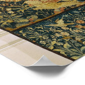 Dame speelt het portatieve orgaan uit poster (Hoek)