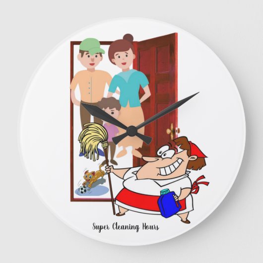 Dame Super Hours-klok Grote Klok (Voorkant)