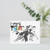 Dame Tango Briefkaart (Staand voorkant)