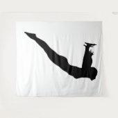 Dame Tapijt Wandkleed (Voorkant (horizontaal))