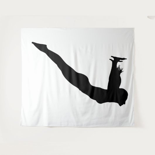 Dame Tapijt Wandkleed (Voorkant (horizontaal))