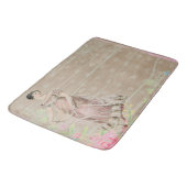 dame taupe Victoriaans Bathroom mat (Gekanteld)