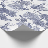 Dame te paard met valk in Woodland Cadeaupapier (Hoek)