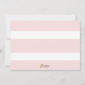 Dame Tea Party Birthday Party Kaart (Achterkant)