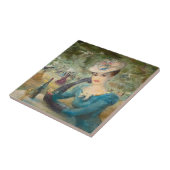  dame tegeltje (Zijkant)