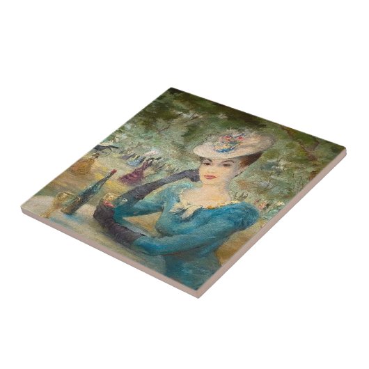  dame tegeltje (Zijkant)