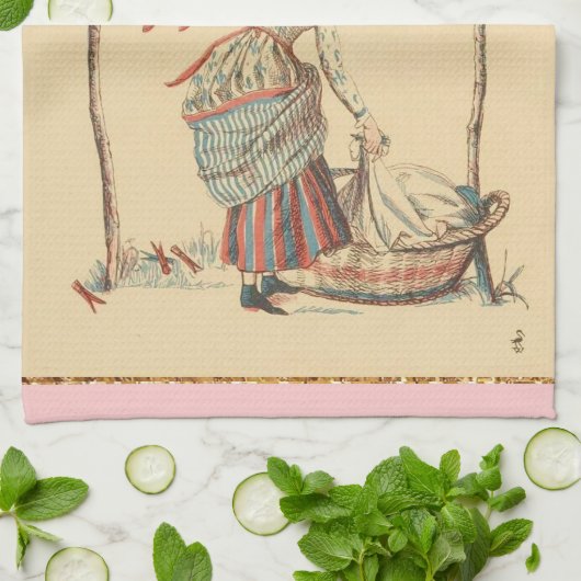   dame theedoek (Gevouwen)