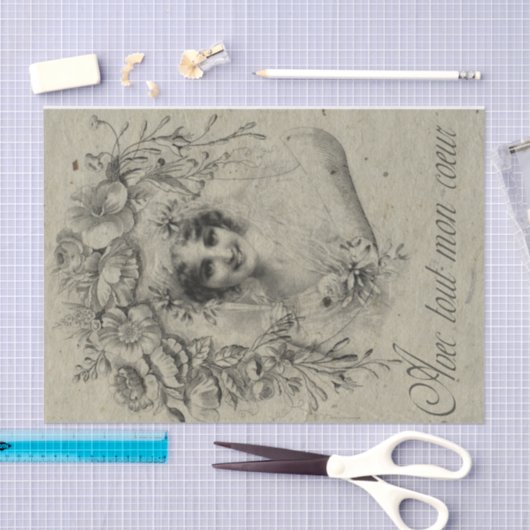 dame tissuepapier (Craft)