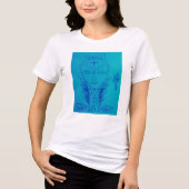 Dame Tri-Blend Shirt (Voorkant)