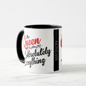 Dame van alles mok (Voorkant links)