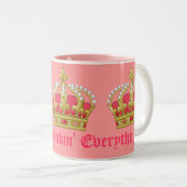 Dame van Alles! Tweekleurige Koffiemok (Voorkant rechts)