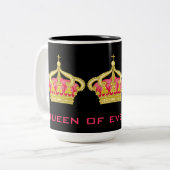 Dame van Alles! Tweekleurige Koffiemok (Voorkant links)